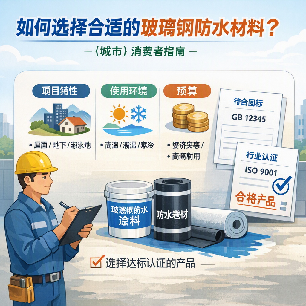 如何判定玻璃钢防水材料的合格标准? 襄阳 消费者指南