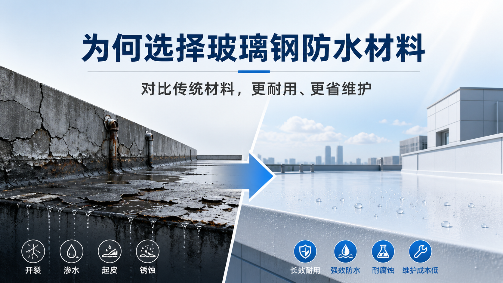在襄阳，为何选择玻璃钢防水材料而非传统材料