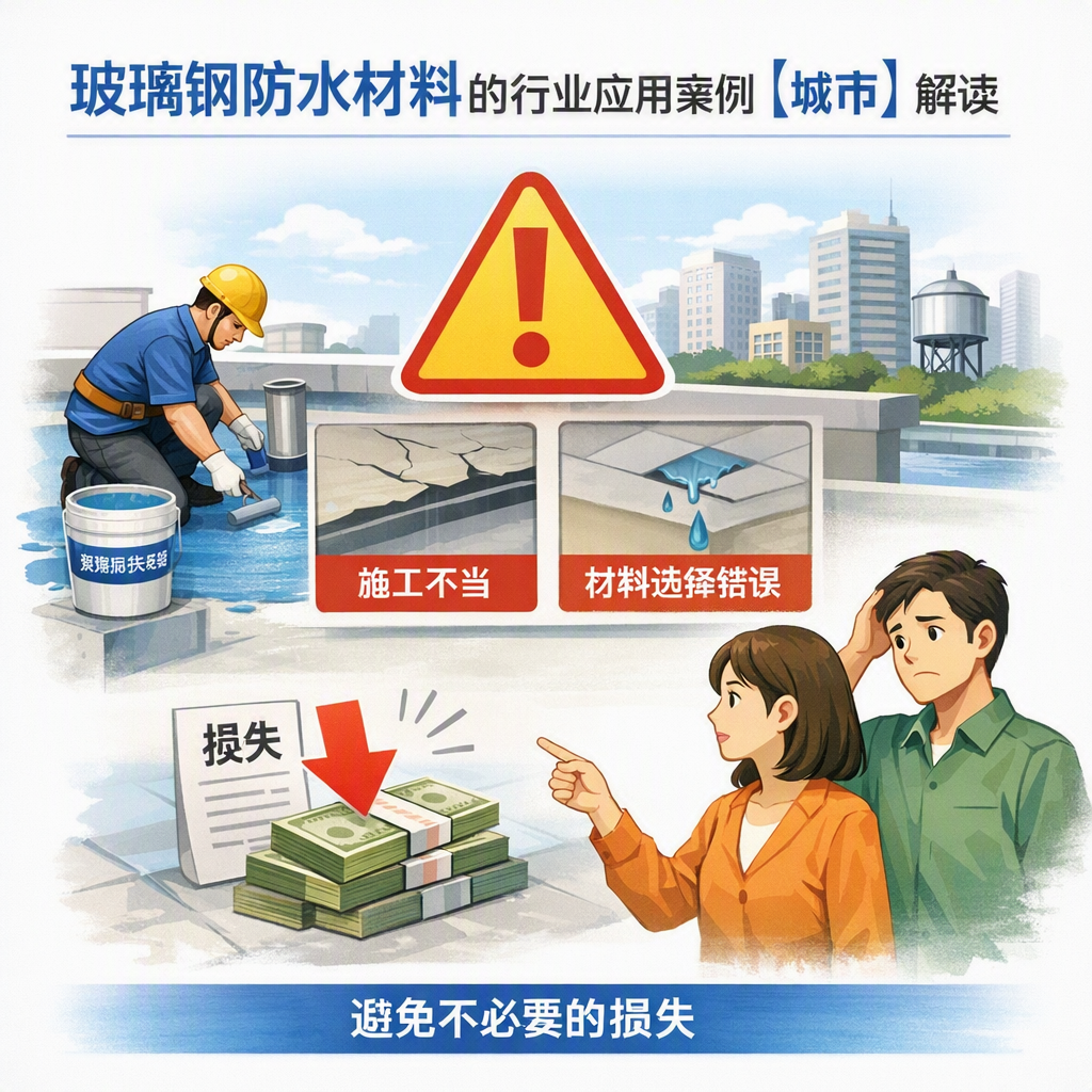 玻璃钢防水材料的行业应用案例,襄阳解读